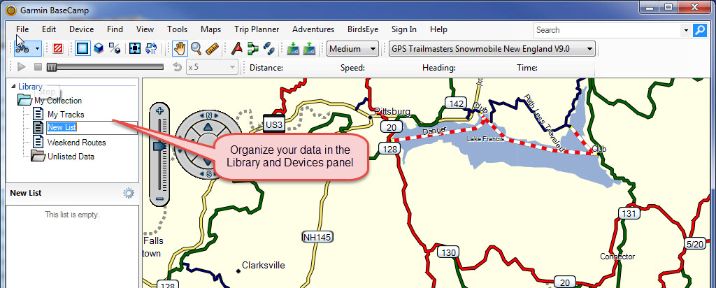 Using a Routing Snowmobile Trail Map - Backwoods GPS Trails